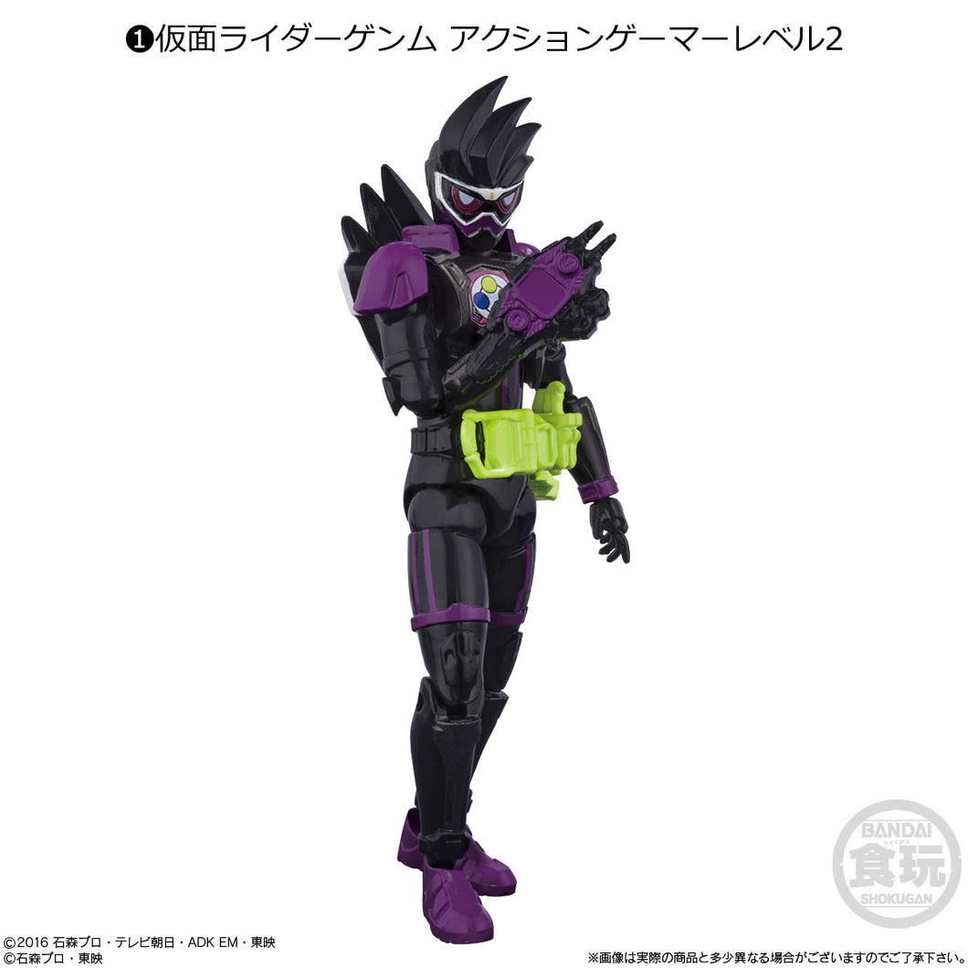 新箱識 現貨 行版 全新 食玩 BANDAI SHODO 掌動 幪面超人 Kamen Rider 掌動O 第5彈 Genm LV2 Action Gamer Level 2