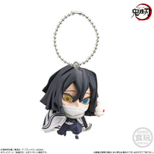 Load image into Gallery viewer, New box information🌟New arrivals in March🌟 Ready-made box egg keychain Demon Slayer: Kimetsu no Yaiba three-dimensional shape part 4 Snake Iguro Kobanai
