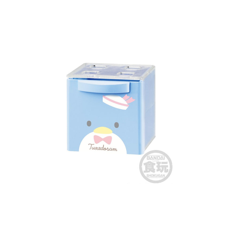 New box knowledge 🌟New arrivals in July🌟 Ready-made version of BANDAI Sanrio character storage box series doll Characters Cucase box egg box toy toy Sam penguin