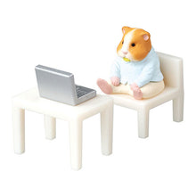 Load image into Gallery viewer, Check out the new box of ready-made gashapon animal pets Pets Animals Work From Home Work from Home Style No. 2 Carton Hamster
