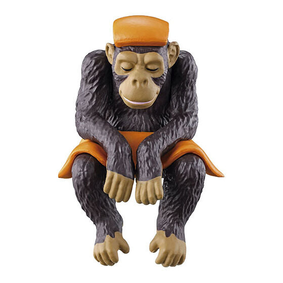 Check out the new box for the current version of BANDAI Gashapon Sauna Animals Animals Vol. 6 Orangutan Ape Man Monkey Horse Towel