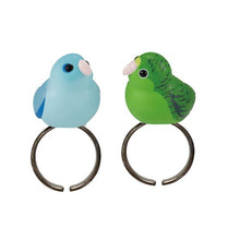 Load image into Gallery viewer, New box information 🌟 New arrivals in August 🌟 Ready-made BANDAI Bird Ring Environmentally Friendly Gacha - Birdcage Chapter Horizontal-spotted Parrot
