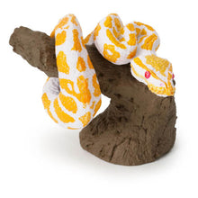 Load image into Gallery viewer, New box information 🌟New arrivals in June🌟 Ready-made version of the brand new BANDAI gashapon large illustration series finger series armadillo lizard &amp; ball python ball python - albino
