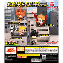 Load image into Gallery viewer, New box information 🌟New arrivals in August🌟 BANDAI Gashapon My Hero Academia Collection Figures 2nd Edition Set of 4 All Might Shota Aizawa Endeavor Hawks
