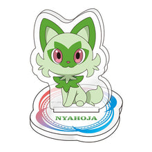 Load image into Gallery viewer, New box information 🌟 New goods in September 🌟 Bandai ready-made gashapon Pokémon character acrylic base Pokémon Horizon Vermillion Padia region New Leaf Meowth 
