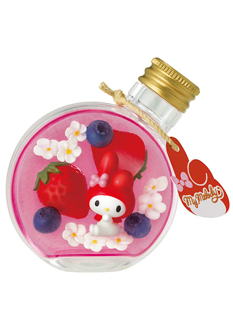 New box identification box egg snack toy Sanrio bottle crystal bottle Re ment Re-ment perfume bottle shape My Melody