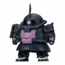 Load image into Gallery viewer, New box introduction Bandai&#39;s new ready-made version of Mobile Suit Gundam Zaku Model Series Exceed Model SD-MS02 High Mobility Type ザクⅡ (Black Three Stars, Commander Machine)
