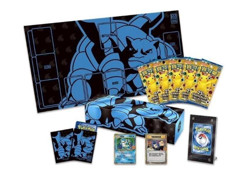 New box knowledge Pokemon TCG Traditional Chinese version of the Pokémon Trading Card Game 25th Anniversary Top Collection Box 25th Anniversary Top Enhanced Box Blastoise 25TH