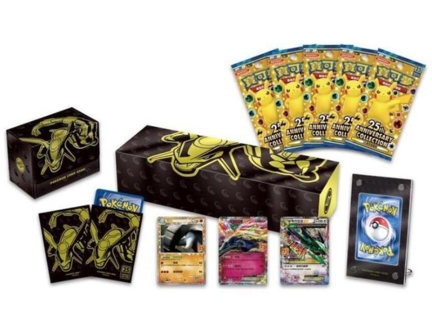 New Boxes for Pokémon Trading Card Game 25th Anniversary Top Collection Box 25th Anniversary Top Enhanced Box Rayquaza