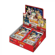 Load image into Gallery viewer, New box knowledge 🌟 New arrivals in December 🌟 Brand new Bandai UNION ARENA card game expansion pack in stock - UA14BT-Dr. Stone New Stone Age original box 16 pieces
