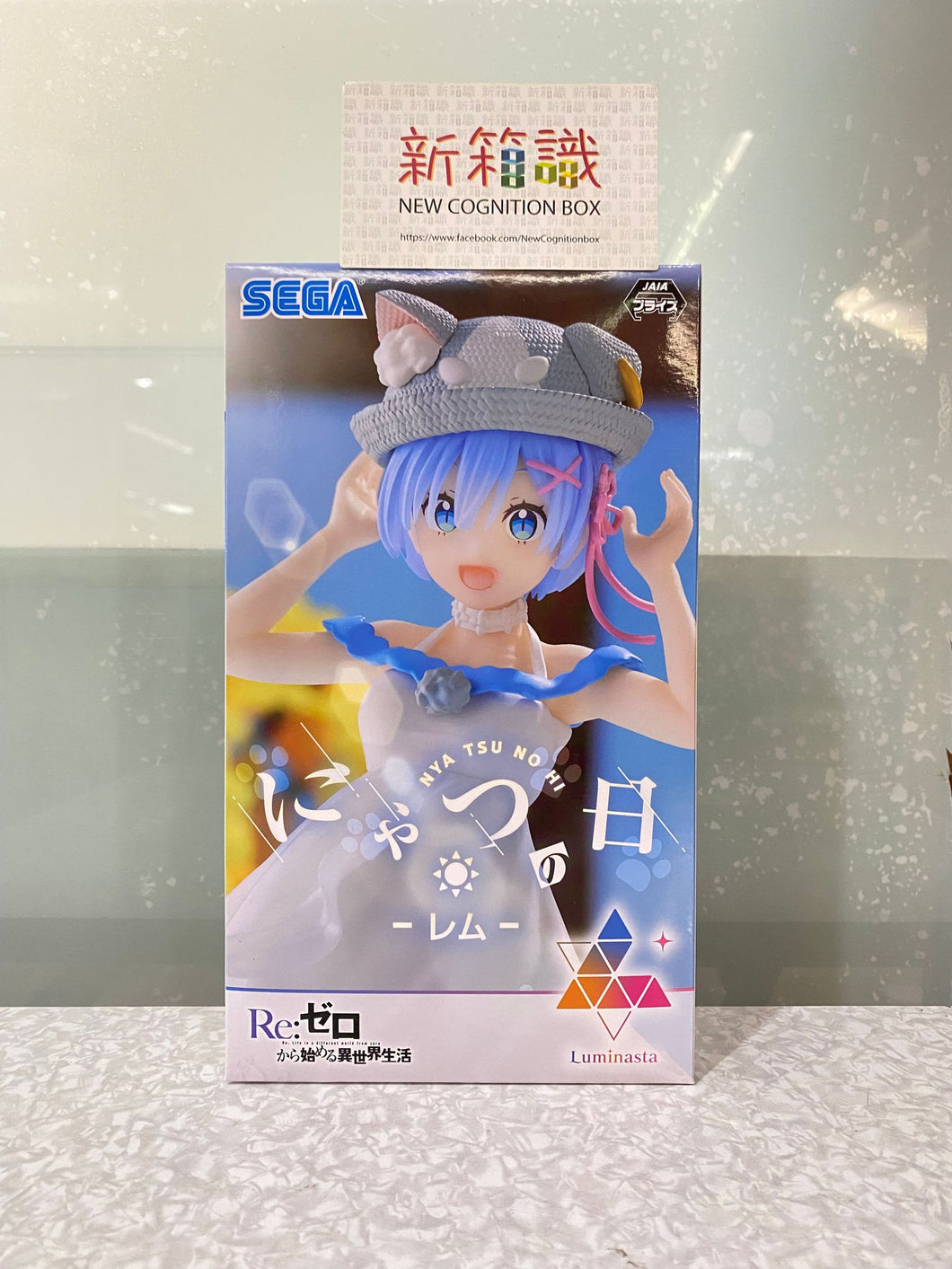 New box information 🌟New arrivals in July🌟 Ready-made version of SEGA scenery LUMINASTA Re:Zero - Starting Life in Another World Rem - Cat Style - Xia - Box Remaining