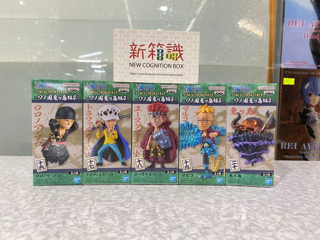 New box information 🌟New arrivals in March🌟 Ready-made version of brand new scenery WCF One Piece OP Wano Country Onigashima Chapter 4 Zoro Kidd Marco Phoenix Onigashima Vol. 4