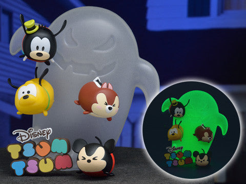 New box information🌟New arrivals in September🌟 In stock Japanese version of Sega scenery Disney TsumTsum - Light Off The Tsum (glow-in-the-dark) Disney Mickey Goofy Brutus Ghost