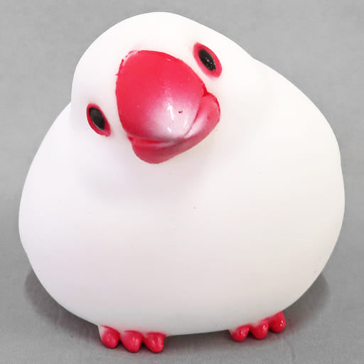 New Box Japanese Version YELL Gacha Squishy Sofubi Bird Soft Plastic White Sparrow