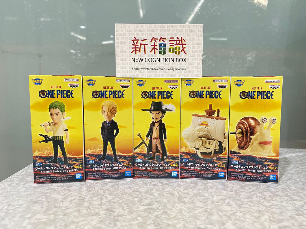 New box knowledge 🌟 New goods in March 🌟 Ready-made version wcf One Piece NETFLIX live-action version second series set of 5 Zoroa Zoroa Zoro Sanji Xiangji Shimeri Hawkeye Joracol Mifo phone bug 