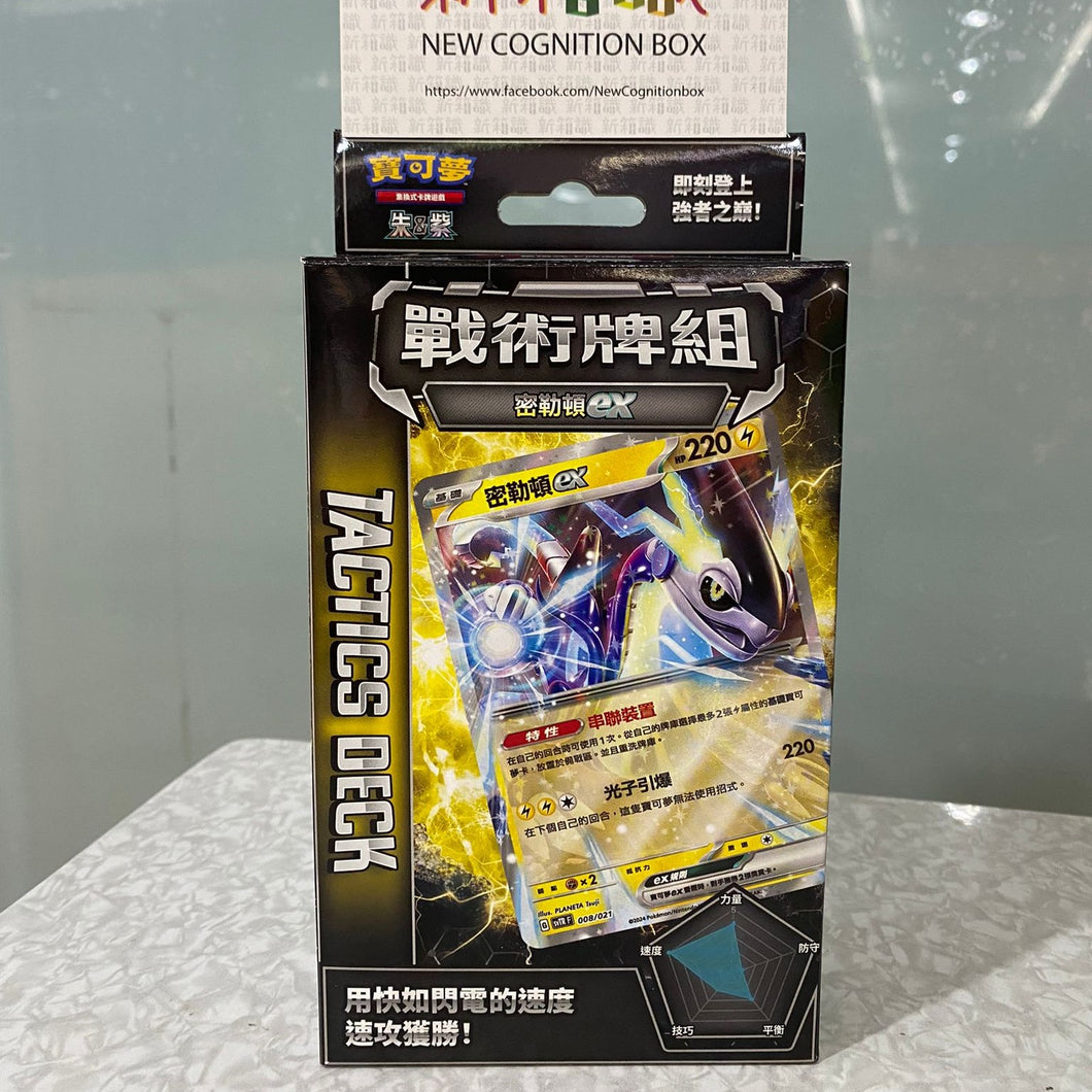 新箱識 🌟 7月新貨🌟  現貨 遊戲卡 Pokemon TCG 繁體中文版 朱＆紫 SVTRF 戰術牌組「密勒頓ex」