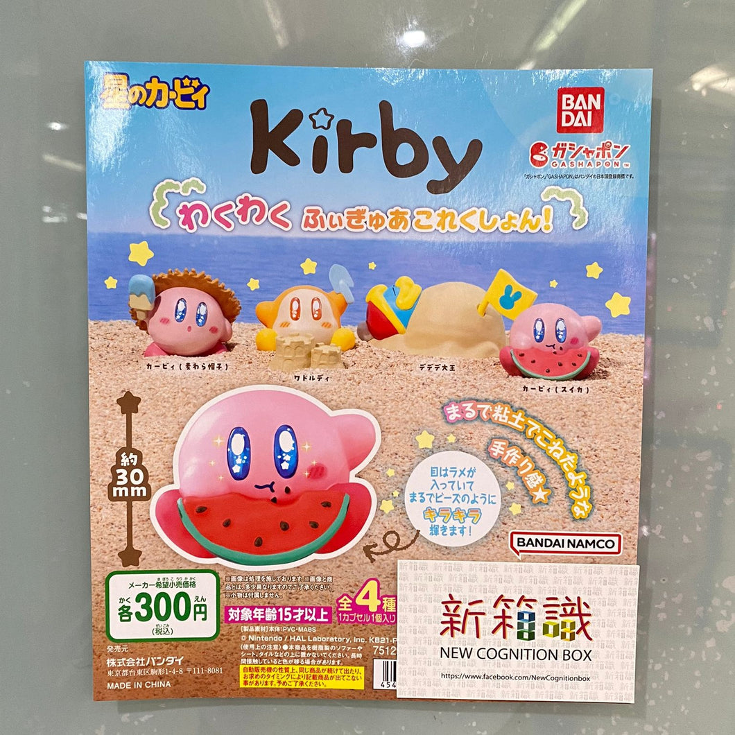 New box information 🌟 New arrivals in July 🌟 Ready-made Gacha Kirby WAKUWAKU doll series set of 4 models 