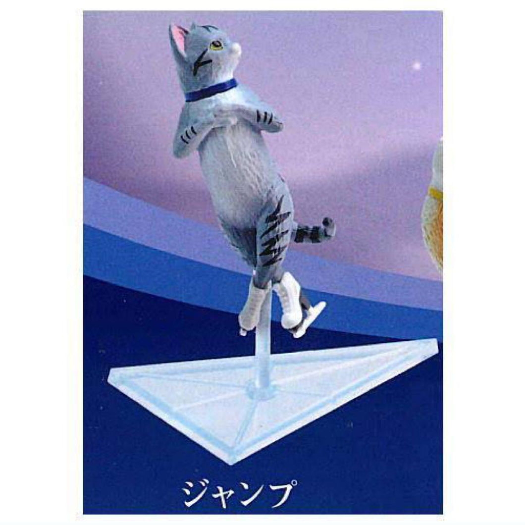 New box information 🌟New arrivals in December🌟 Gacha Japanese version YELL Skating Cat Cat on Ice Cat Skating Cat Cat Skating Cat Gray Cat on Ice