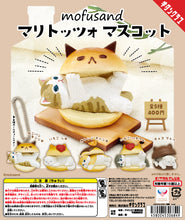 Load image into Gallery viewer, New box information 🌟 New arrivals in August 🌟 Ready-made Japanese version of gashapon mofusand cat sandwich bread gashapon shark cat bread cat puff cat gray 
