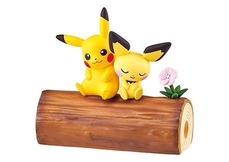 新箱識 現貨 行版 盒蛋 Re-ment 好朋友 系列 樹上 木頭 寵物小精靈 寶可夢 Pokemon 比卡超 皮卡丘 比超