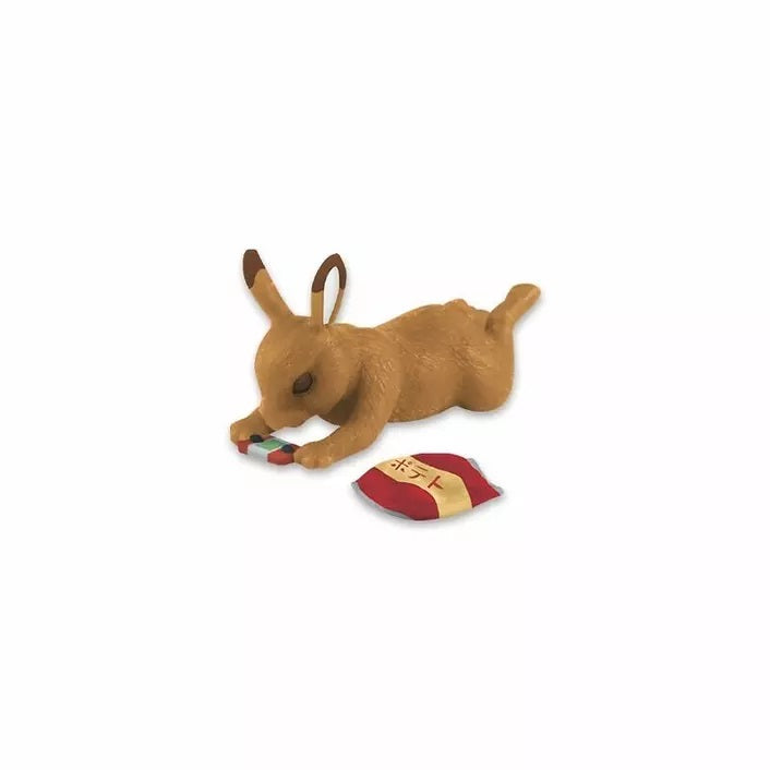 New Box Japanese Version Gacha TAMA KYU 34mm-50mm Long Stay Home Animals Animals Work From Home WFH Rabbit 