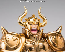 Load image into Gallery viewer, New box, ready-made soul, limited soul shop, limited edition coffee box, unopened Saint Seiya Gold, Saint Seiya Taurus OCE, original color EX, Saint Cloth Myth Ex Taurus Aldebaran
