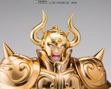 Load image into Gallery viewer, New box, ready-made soul, limited soul shop, limited edition coffee box, unopened Saint Seiya Gold, Saint Seiya Taurus OCE, original color EX, Saint Cloth Myth Ex Taurus Aldebaran
