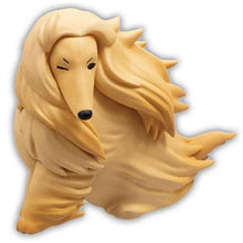 Load image into Gallery viewer, New box knowledge 🌟 New arrivals in July 🌟 Ready-made Japanese version of Gacha Qualia Firm cats and dogs who are fearless of the strong wind will not lose to the wind 2 Funny strong wind blows the second Afghan Hound
