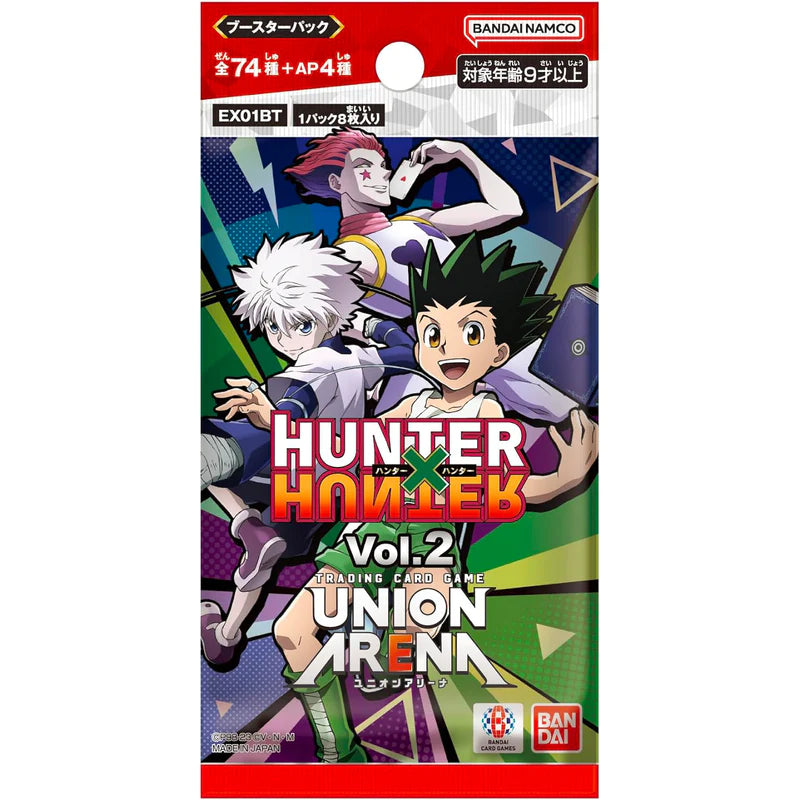 New box information 🌟 New arrivals in October 🌟 Ready-made game card UNION ARENA additional supplement pack HUNTER×HUNTER [EX01BT]