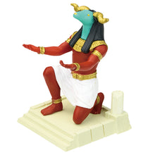 Load image into Gallery viewer, New box, spot, Japanese version of gashapon YELL G, Hand of God, Egyptian god statue, animal holding pen, holding object, kneeling down, Kunumu
