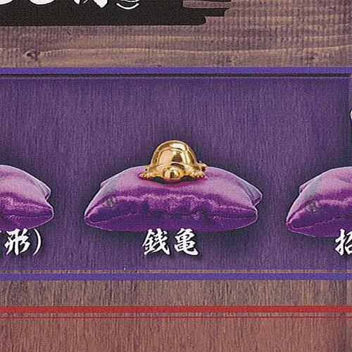 New box knowledge🌟New arrivals in January🌟 Spot Japanese version of gashapon brand new Golden Hall Lucky Money Turtle Purple Pad