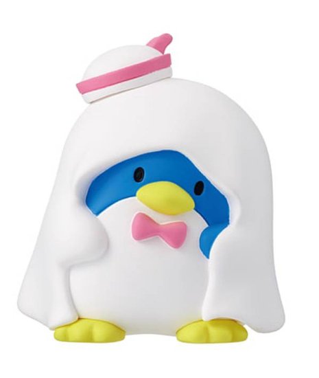 Meet Penguin Sam in the new box. Spot Japanese version of gashapon Sanrio Characters. Halloween play gashapon and ghost series.