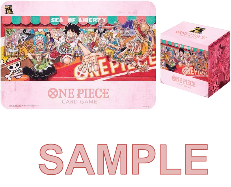 New box information🌟New arrivals in March🌟 Ready-made game cards One Piece card game 25th anniversary limited game mat and card box set