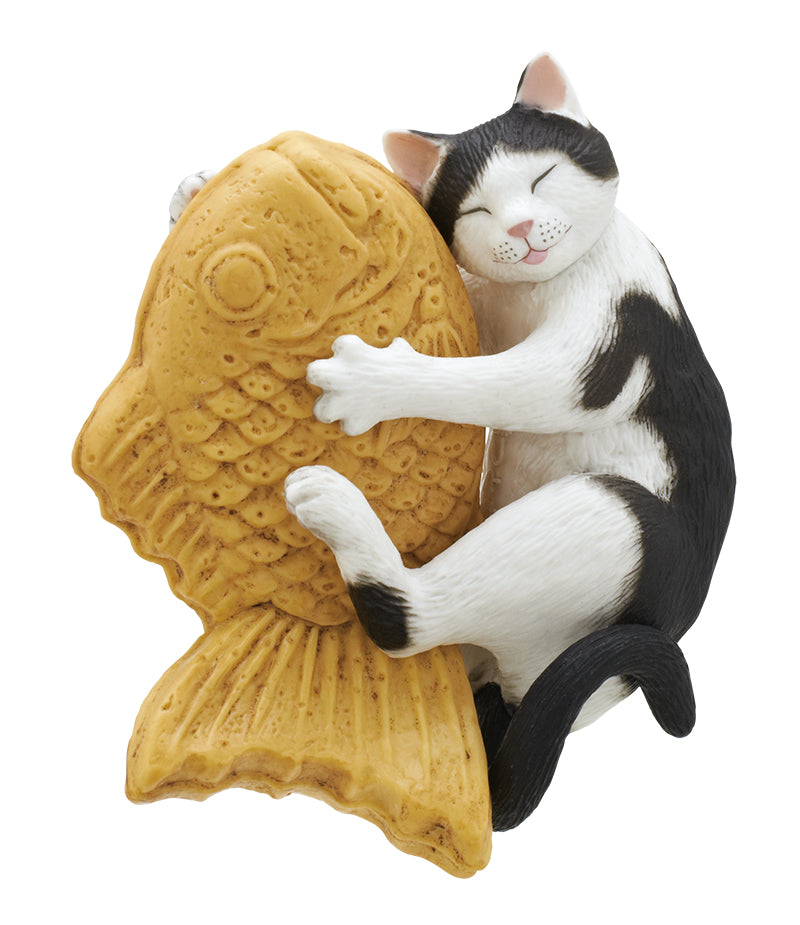 Check out the new box and find out the Japanese version of the gashapon KITAN CLUB ❗Black Class Cat-Original Color Taiyaki❗ Sleeping Cat Meow Starman Cat Starman Cat Slave Taiyaki Cat Sleeping Cat Animal Gachapon